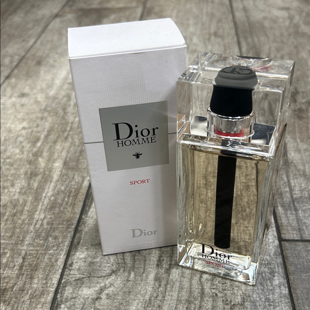 Dior Homme Sport Fragrance with Black and Silver Accents